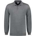 Santino Robin Polo Sweater lange mouw - Donkergrijs - XL