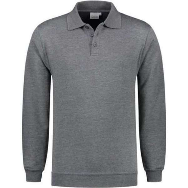 Santino Robin Polo Sweater lange mouw - Donkergrijs - XL Santino Robin Polo Sweater lange mouw - Donkergrijs - XL