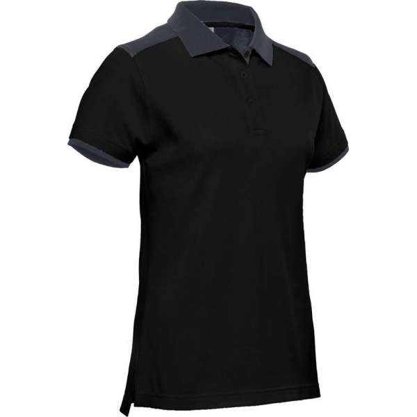 Santino Tivoli 2color Dames Polo-shirt (210g/m2) - Zwart | Grijs - XXL