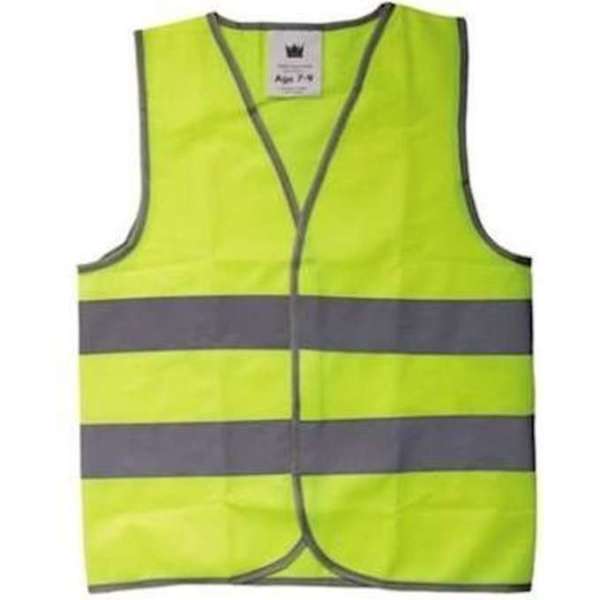 Kinderverkeersvest 0105 fluo geel maat 11 Kinderverkeersvest 0105 fluo geel maat 11