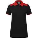 Santino Tivoli 2color Dames Polo-shirt (210g/m2) - Zwart | Rood - XXL