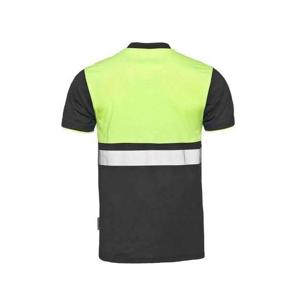 Santino Hivis t-shirt Hannover - 120149 - navy / fluor geel - maat 4XL Santino Hivis t-shirt Hannover - 120149 - navy / fluor geel - maat 4XL