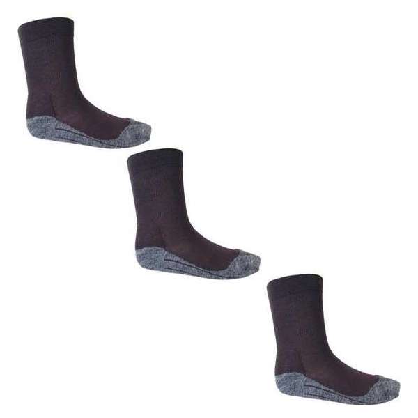 Stapp Unisex Walking Sok Zwart - Sokken - 3 x 43-46 Stapp Unisex Walking Sok Zwart - Sokken - 3 x 43-46