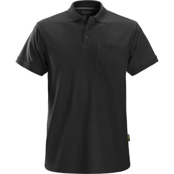 Snickers Classic Polo Shirt - zwart - mt. M Snickers Classic Polo Shirt - zwart - mt. M
