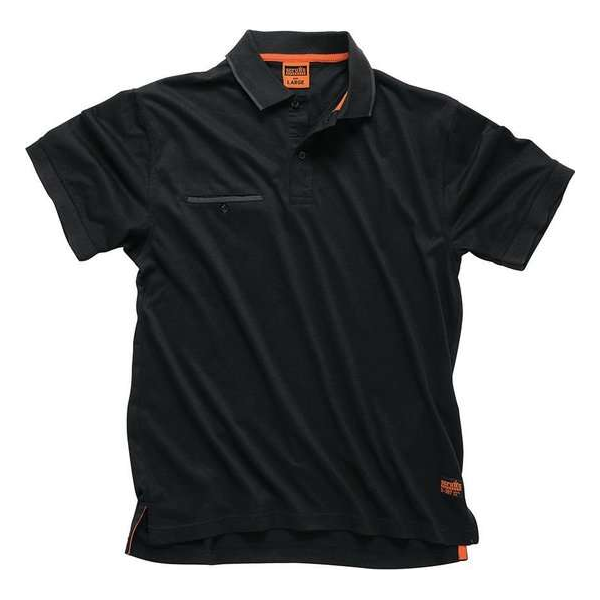 Scruffs Werkpolo, Zwart - Maat XXL Scruffs Werkpolo, Zwart - Maat XXL