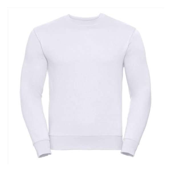 Russell Heren Sweatshirt Wit Ronde Hals Regular Fit Russell Heren Sweatshirt Wit Ronde Hals Regular Fit