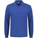 Santino Matt Polo-shirt lange mouwen - Blauw - L