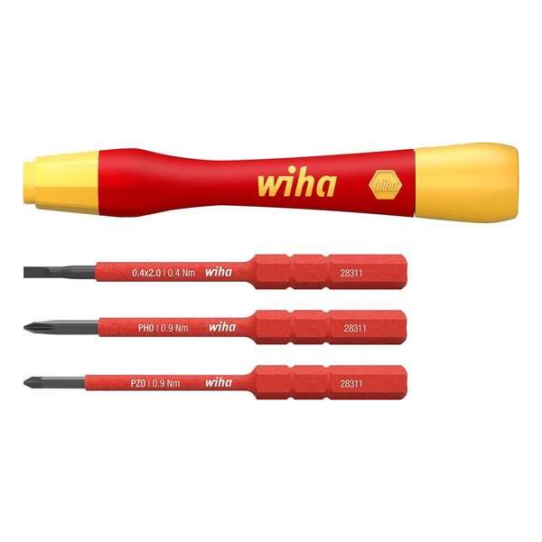 Wiha SB28310401 4-delige VDE PicoFinish slimVario precisieSchroevendraaierset - PH/PZ/SL Wiha SB28310401 4-delige VDE PicoFinish slimVario precisieSchroevendraaierset - PH/PZ/SL