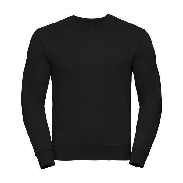 Russell Heren Sweatshirt Zwart Ronde Hals Regular Fit Russell Heren Sweatshirt Zwart Ronde Hals Regular Fit