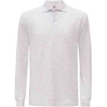 Santino B&c Poloshirts Long Sleeve Safran Tt Lsl Ash Maat S