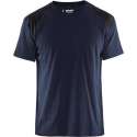 Werkshirt Blåkläder Bi-Colour Donker Marineblauw/Zwart - maat M