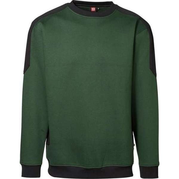 ID-Line 0362 Sweatshirt Flessengroen/ZwartS ID-Line 0362 Sweatshirt Flessengroen/ZwartS