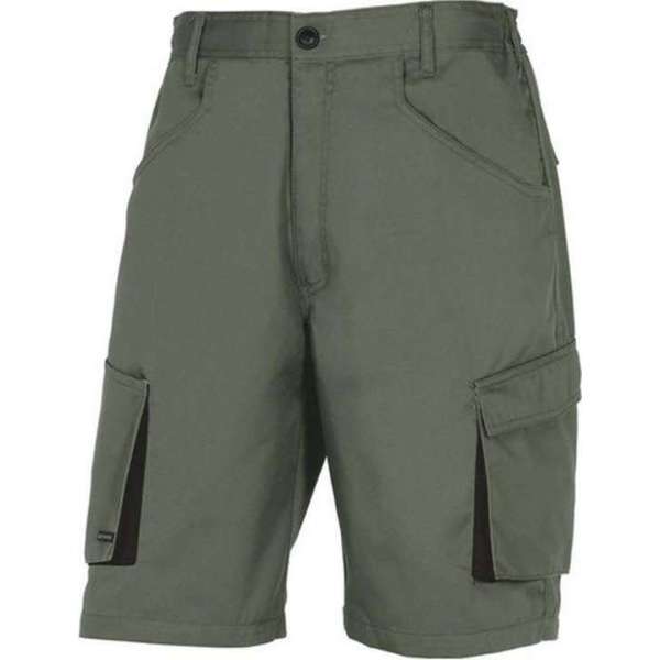 Delta Plus Mach II Korte werkbroek - Polyester/katoen - Groen | Zwart - M Delta Plus Mach II Korte werkbroek - Polyester/katoen - Groen | Zwart - M