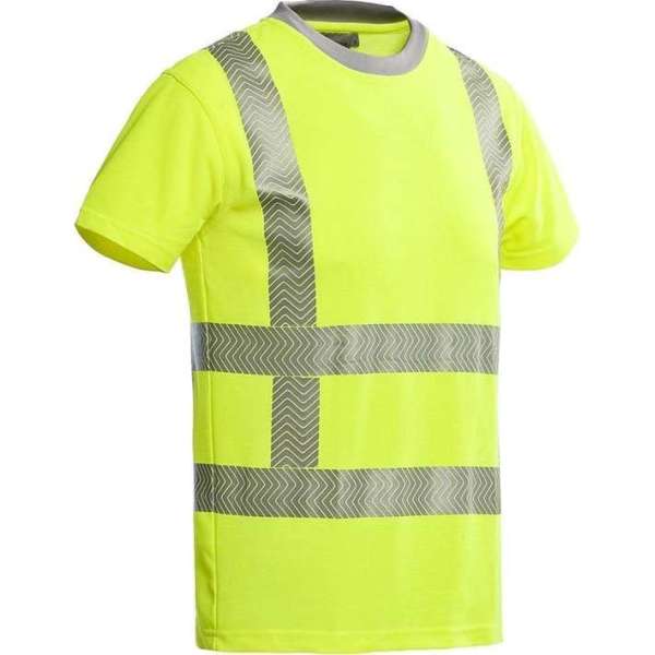 Santino t-shirt Vegas - fluor yellow - 200171 - maat 3XL