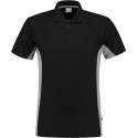 Tricorp Poloshirt Bicolor Borstzak 202002 Zwart / Grijs - Maat 5XL
