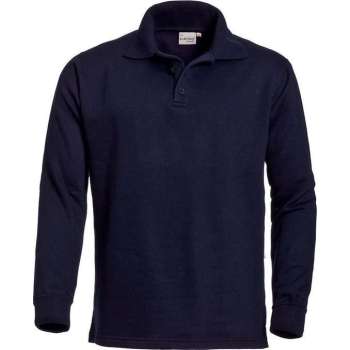 Santino Rick Polo sweater lange mouwen - Blauw - M