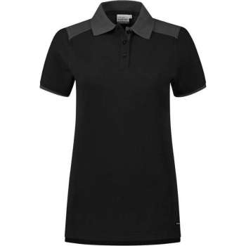Santino Tivoli 2color Dames Polo-shirt (210g/m2) - Zwart | Grijs - XL