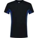 Tricorp bi-color t-shirt - Workwear - 102002 - navy-koningsblauw - maat  XS