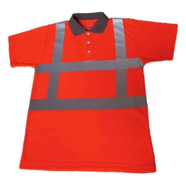 Polo RWS fluor oranje korte mouw maat S Polo RWS fluor oranje korte mouw maat S