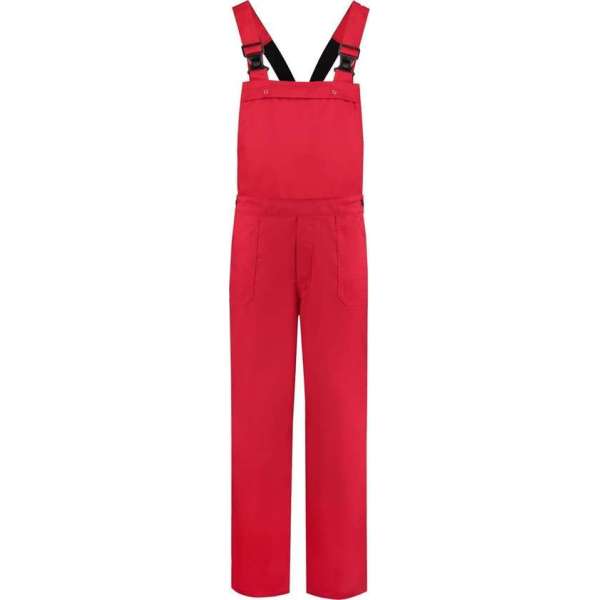 EM Workwear Tuinbroek Polyester/Katoen Rood - Maat 164 EM Workwear Tuinbroek Polyester/Katoen Rood - Maat 164