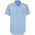 B&C Oxford overhemd km oxford blue