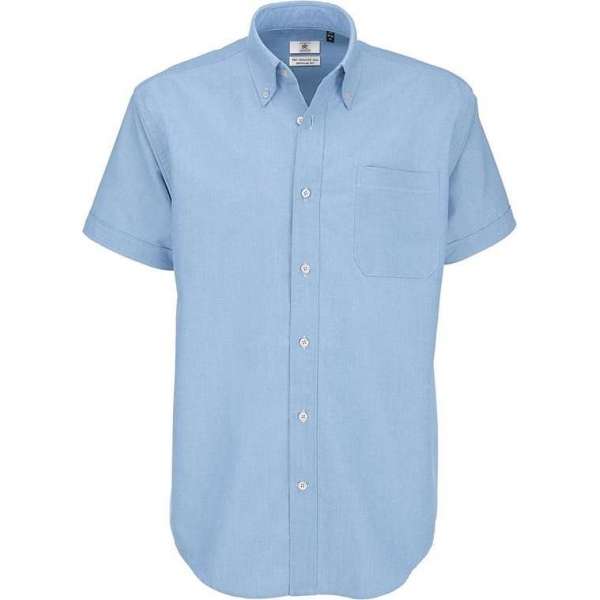 B&C Oxford overhemd km oxford blue B&C Oxford overhemd km oxford blue