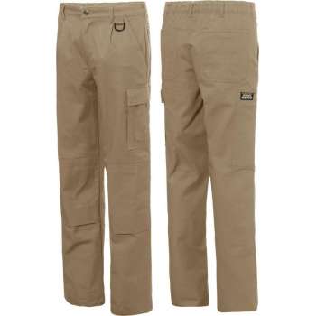 Ultimate Workwear - Standaard Werkbroek DAVOS - 100% katoen 320 gr/m2- Khaki/Kaki - NU TIJDELIJK VAN 36.24 VOOR 29.44