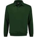 Indushirt polosweater biologisch katoen groen S