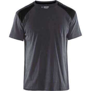 Werkshirt Blåkläder Bi-Colour Medium grijs/Zwart - maat S