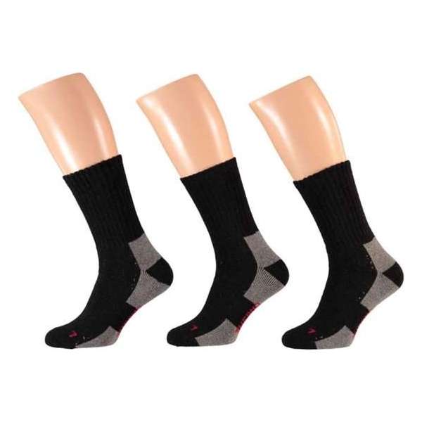 Thermosokken - Tracking - Heren - 40% Wol - Zwart /Grijs - 43/46 Thermosokken - Tracking - Heren - 40% Wol - Zwart /Grijs - 43/46