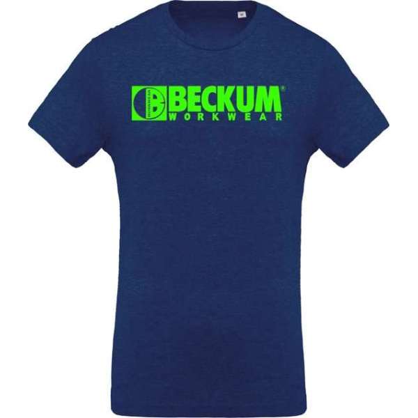 Beckum Workwear EBTS04 T-shirt met logo Ocean Blue M Beckum Workwear EBTS04 T-shirt met logo Ocean Blue M