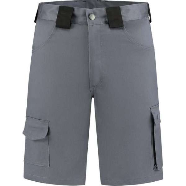 Yoworkwear Bermuda katoen/polyester grijs maat 64 Yoworkwear Bermuda katoen/polyester grijs maat 64