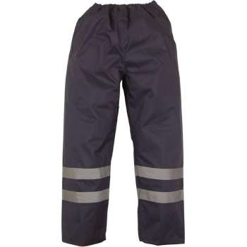 Reflecterende broek, waterdicht, S t/m 3XL S Marineblauw