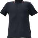 Knoxfield polo-shirt antraciet/rood S