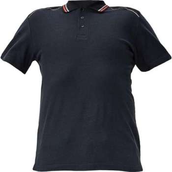 Knoxfield polo-shirt antraciet/rood S
