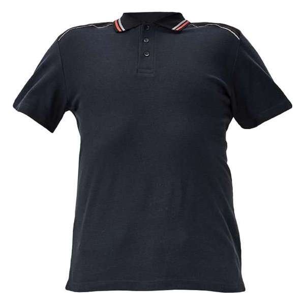 Knoxfield polo-shirt antraciet/rood S Knoxfield polo-shirt antraciet/rood S