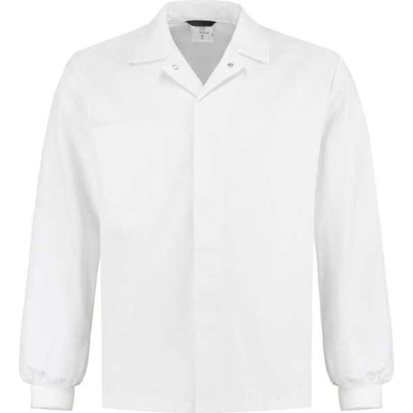 Yoworkwear Foodstofjasje (kort) met manchetten wit maat XXL Yoworkwear Foodstofjasje (kort) met manchetten wit maat XXL