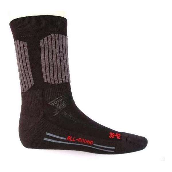 Stapp Unisex Allround Sok Zwart - Sokken - 39-42 Stapp Unisex Allround Sok Zwart - Sokken - 39-42