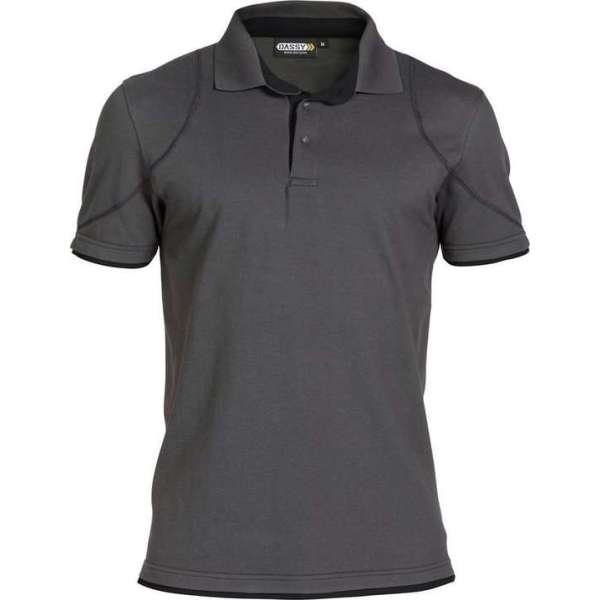 DASSY Orbital D-FX Polo Grijs/Zwart DASSY Orbital D-FX Polo Grijs/Zwart