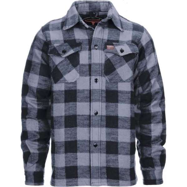Fostex - Houthakkersblouse - Grijs - XL Fostex - Houthakkersblouse - Grijs - XL