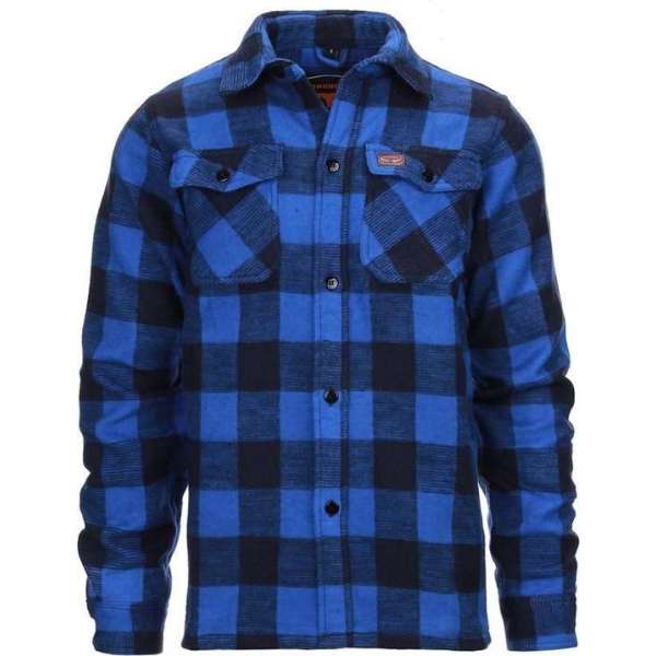 Longhorn - Houthakkers jas - Houthakkersblouse - Blauw - Maat XL Longhorn - Houthakkers jas - Houthakkersblouse - Blauw - Maat XL
