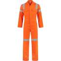 EM Traffic Hoge zichtbaarheids overall 100% katoen Oranje Maat 54