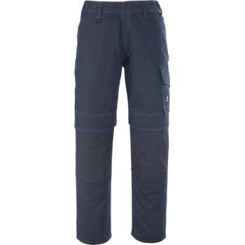 Mascot Houston werkbroek met kniezakken maat 66 marineblauw