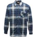 Houthakkersoverhemd Heren - Fleece gevoerd - Regatta Lumbar - Blauw maat 50