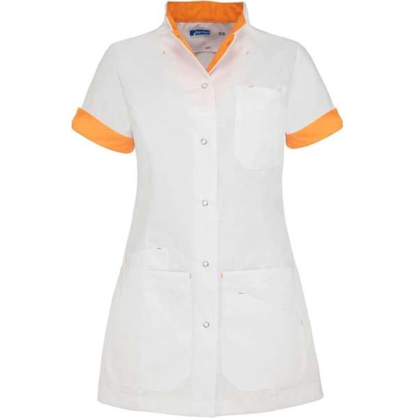 Damesjack Livia Wit/ Oranje Mt S Damesjack Livia Wit/ Oranje Mt S