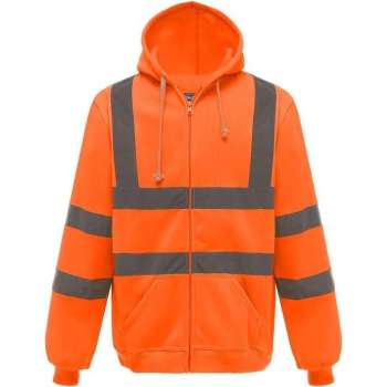 RWS vest, met rits en capuchon, S t/m 3XL XXL Oranje