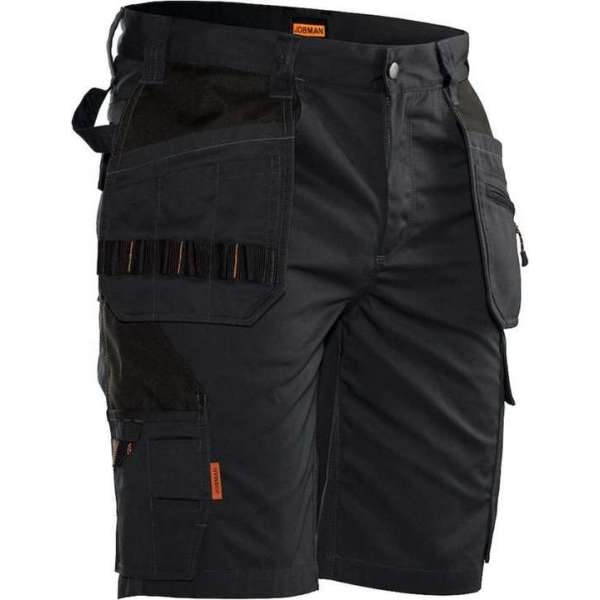Jobman Practical 2722 Korte Werkbroek Holsterpockets - Mannen - Zwart - 52 Jobman Practical 2722 Korte Werkbroek Holsterpockets - Mannen - Zwart - 52
