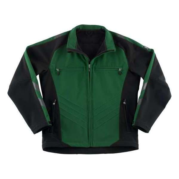 Softshell Stretchjack Dresden Groen/zwart L Softshell Stretchjack Dresden Groen/zwart L