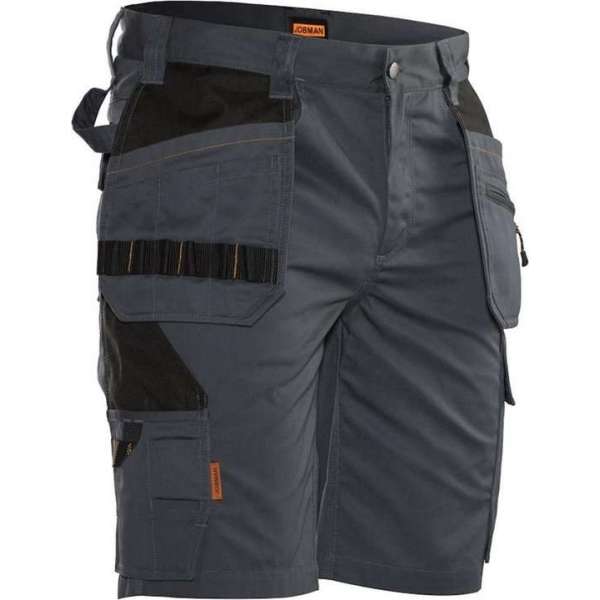 Jobman Practical 2722 Korte Werkbroek Holsterpockets - Mannen - Donker Grijs - 60 Jobman Practical 2722 Korte Werkbroek Holsterpockets - Mannen - Donker Grijs - 60