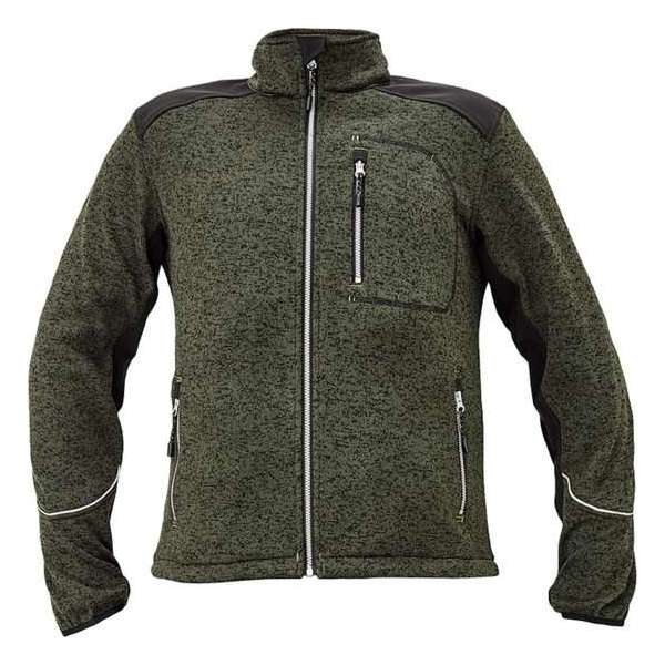 Sweatvest / sweater Boyer olijfgroen maat 2XL Sweatvest / sweater Boyer olijfgroen maat 2XL